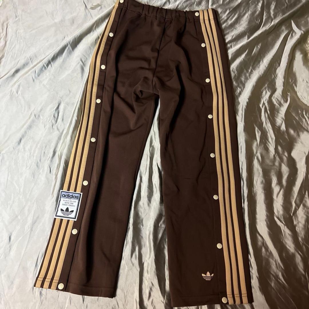 超希少　DESCENTE アディダス　ジャージ　ブラウン　ベージュ　パンツ　美品