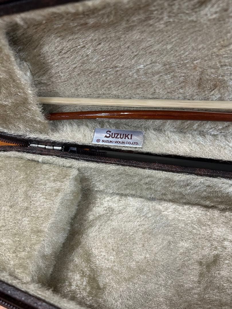 中古　SUZUKI バイオリン　1/8 No200 本体、弓2本、ケース
