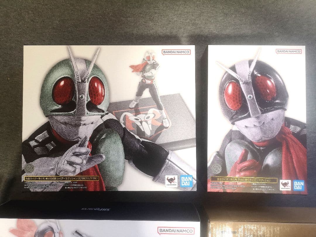 【栄光の昭和ライダー4点セット】S.H.フィギュアーツ 真骨彫製法 仮面ライダー