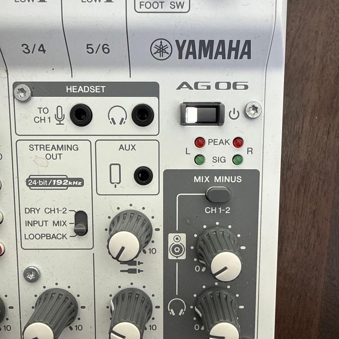 DTM・DAW YAMAHA AG06 mkii