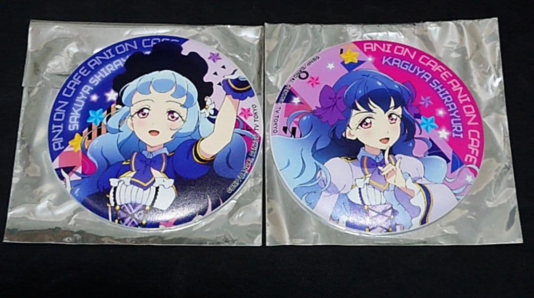 アイカツ アニONカフェ 白銀リリィ SD マグネットバッジ マグバッジ