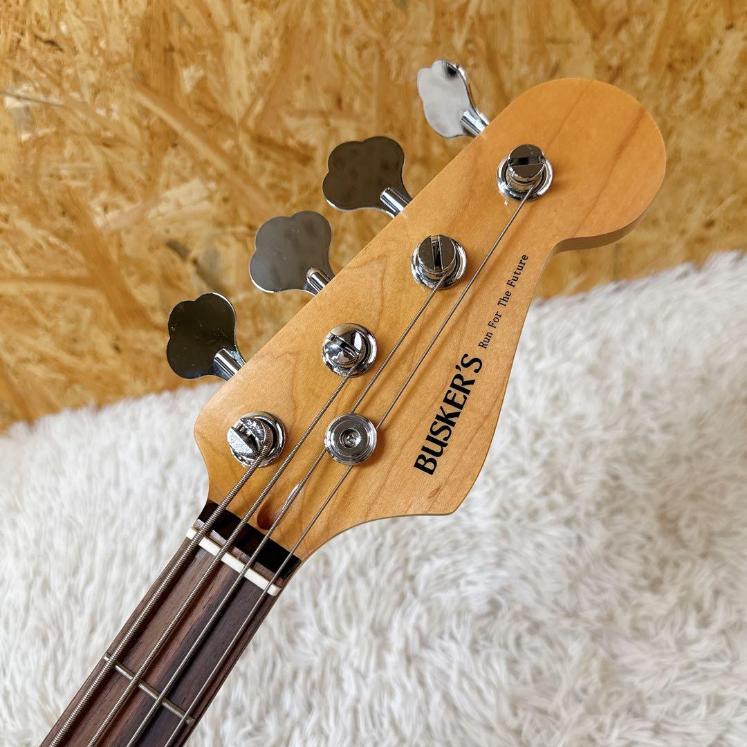 BUSKER'S BJB-2 ジャズベースタイプ アルニコVピックアップ ブルー