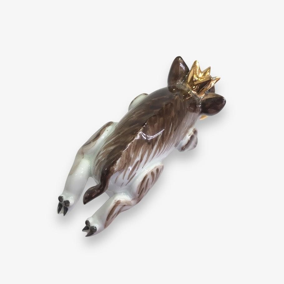 Meissen マイセン 猪 干支 アニマル 動物 フィギュリン オブジェ 希少