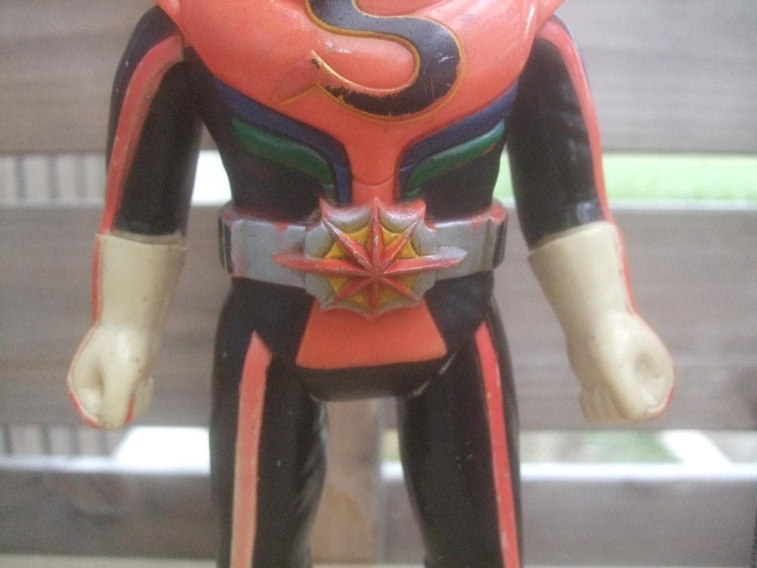 当時物★旧バンダイ・仮面ライダーストロンガー★ソフビ