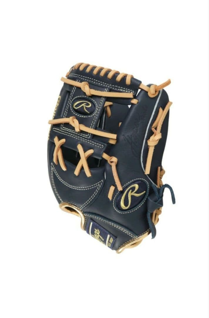 Rawlings 軟式グローブ ジュニア用 Lサイズ ネイビー
