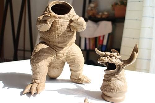 怪獣フィギュア ビリケン商会 バラゴン 未彩色組立キット
