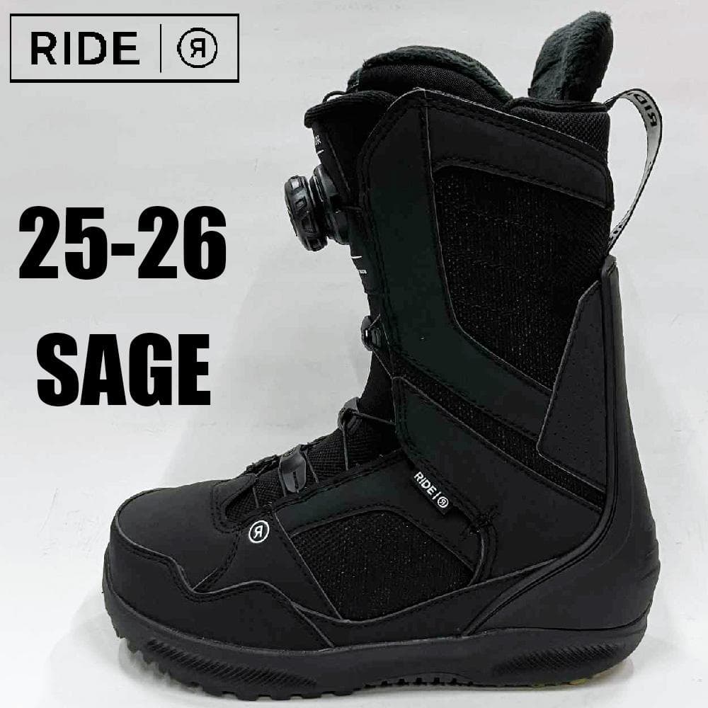 【新品】25-26 RIDE SAGE 23.5cm 女性用スノーボードブーツ