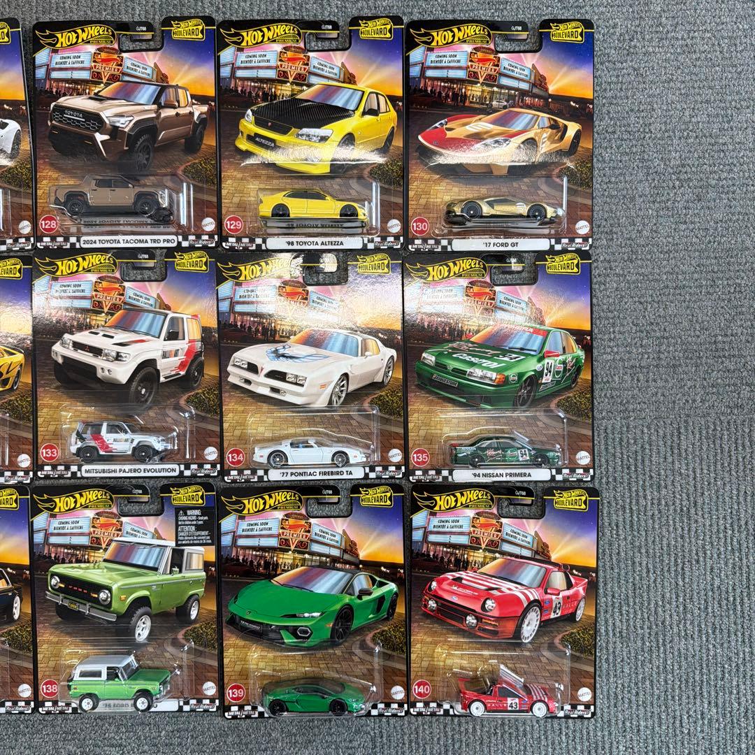 ホットウィール　ブルーバード74台セット