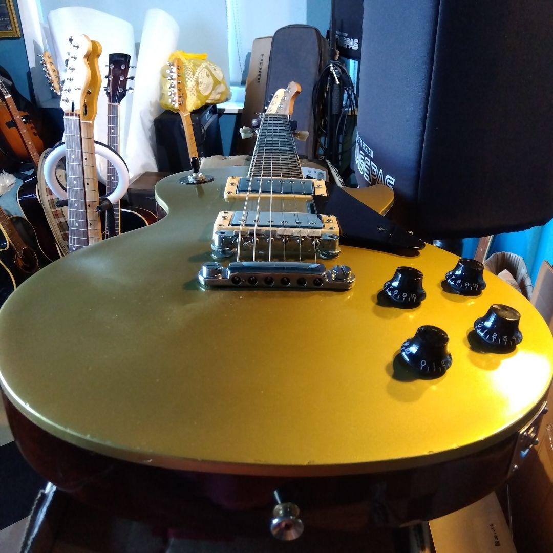 レスポールタイプ ゴールド エレキギター値下げ！