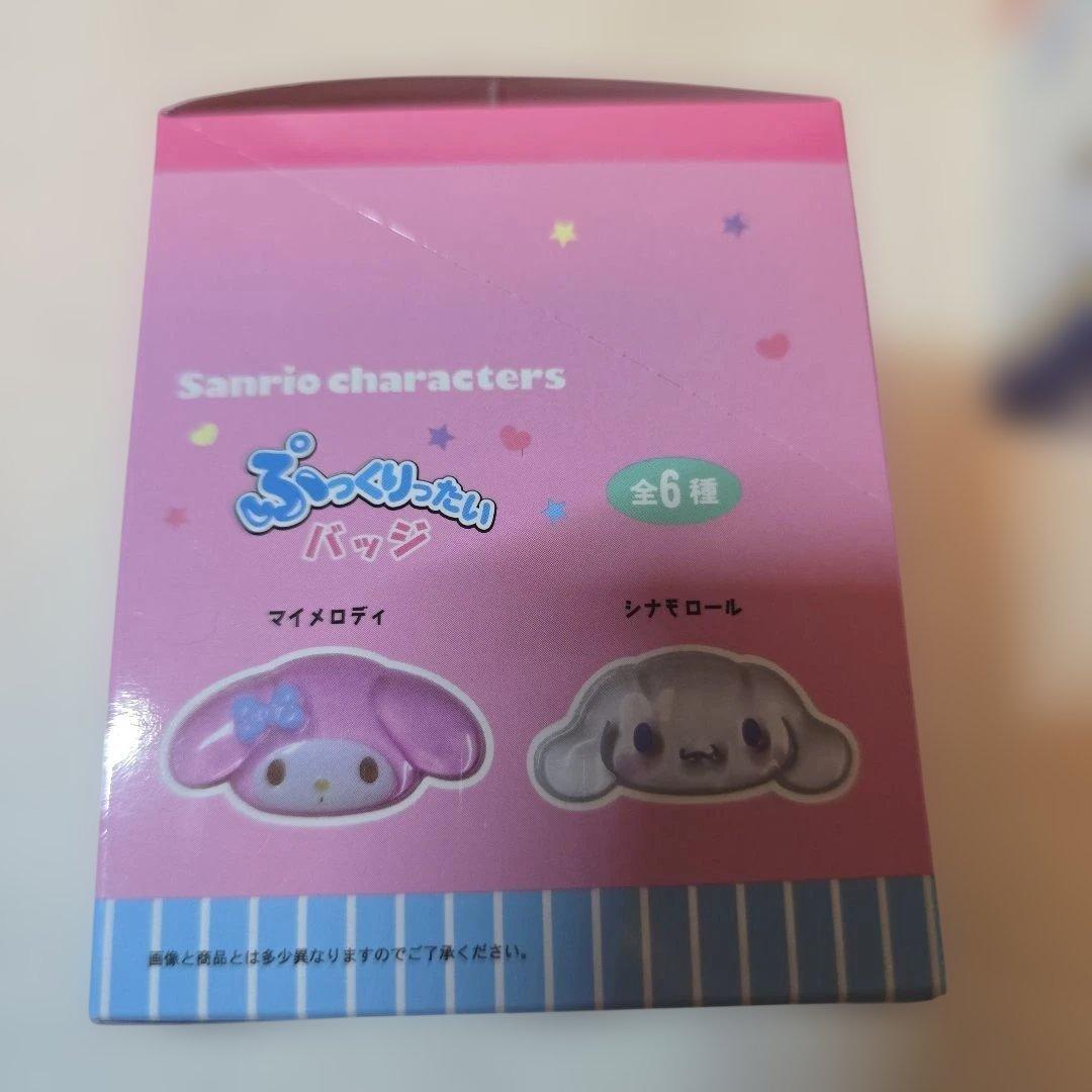 サンリオ　ぷっくりったい　バッジ
