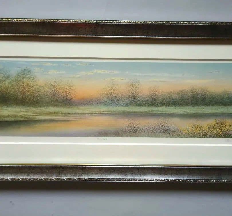 特価◯絵画 リトグラフ版画 額装品