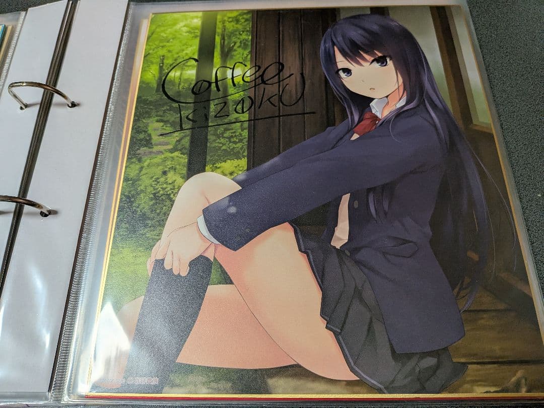 【1/16終売】珈琲貴族先生　色紙バインダー＋色紙11枚セット