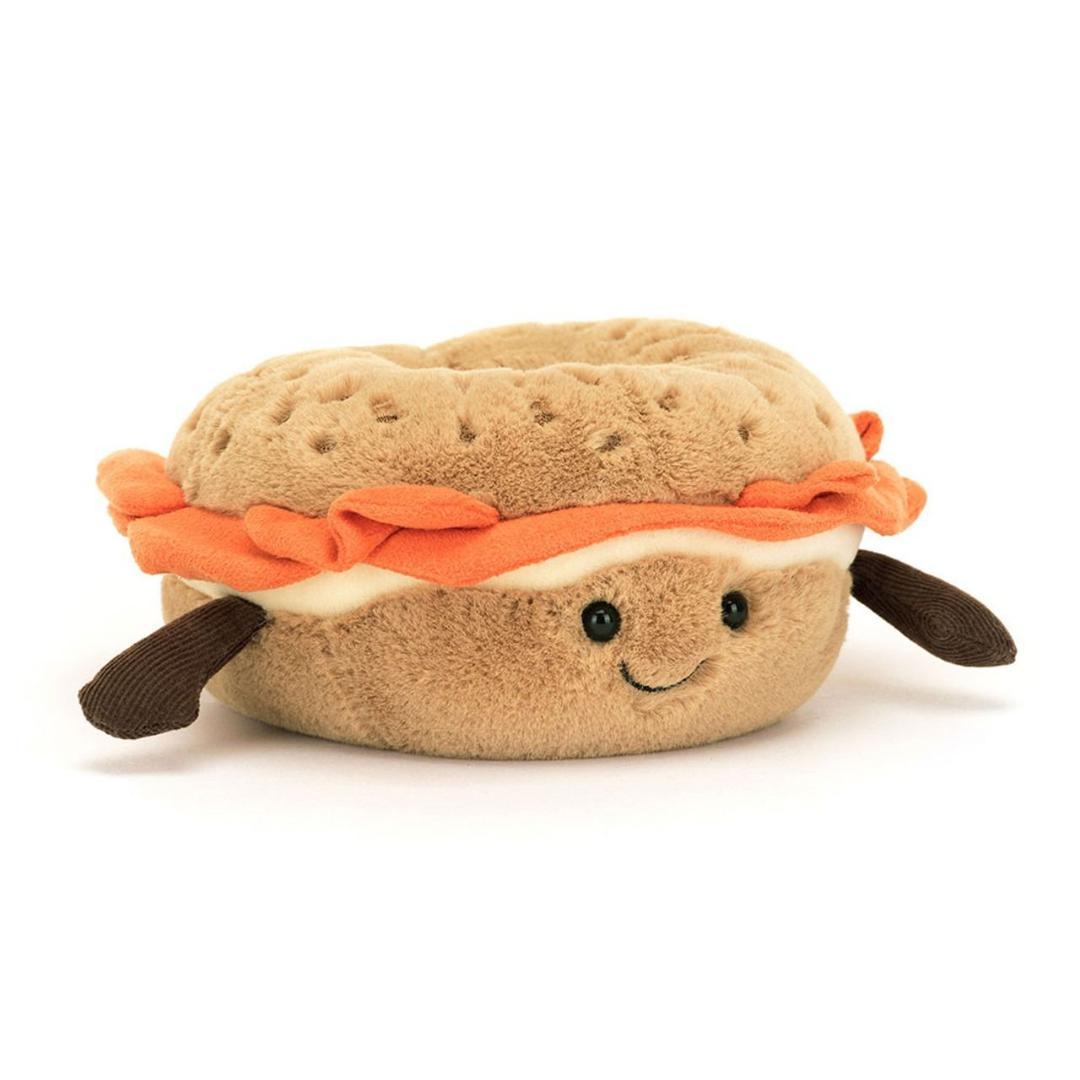 新品　ジェリーキャット べーグル　パン　ベーグルサンド　ぬいぐるみ　袋付き
