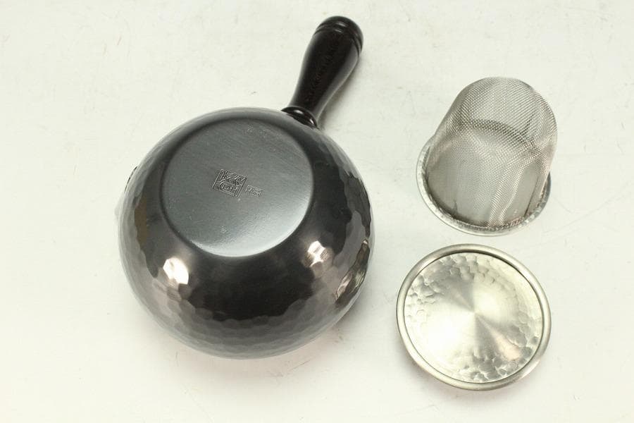 美術銅器 新光堂 急須 共箱 未使用(K-LC865)
