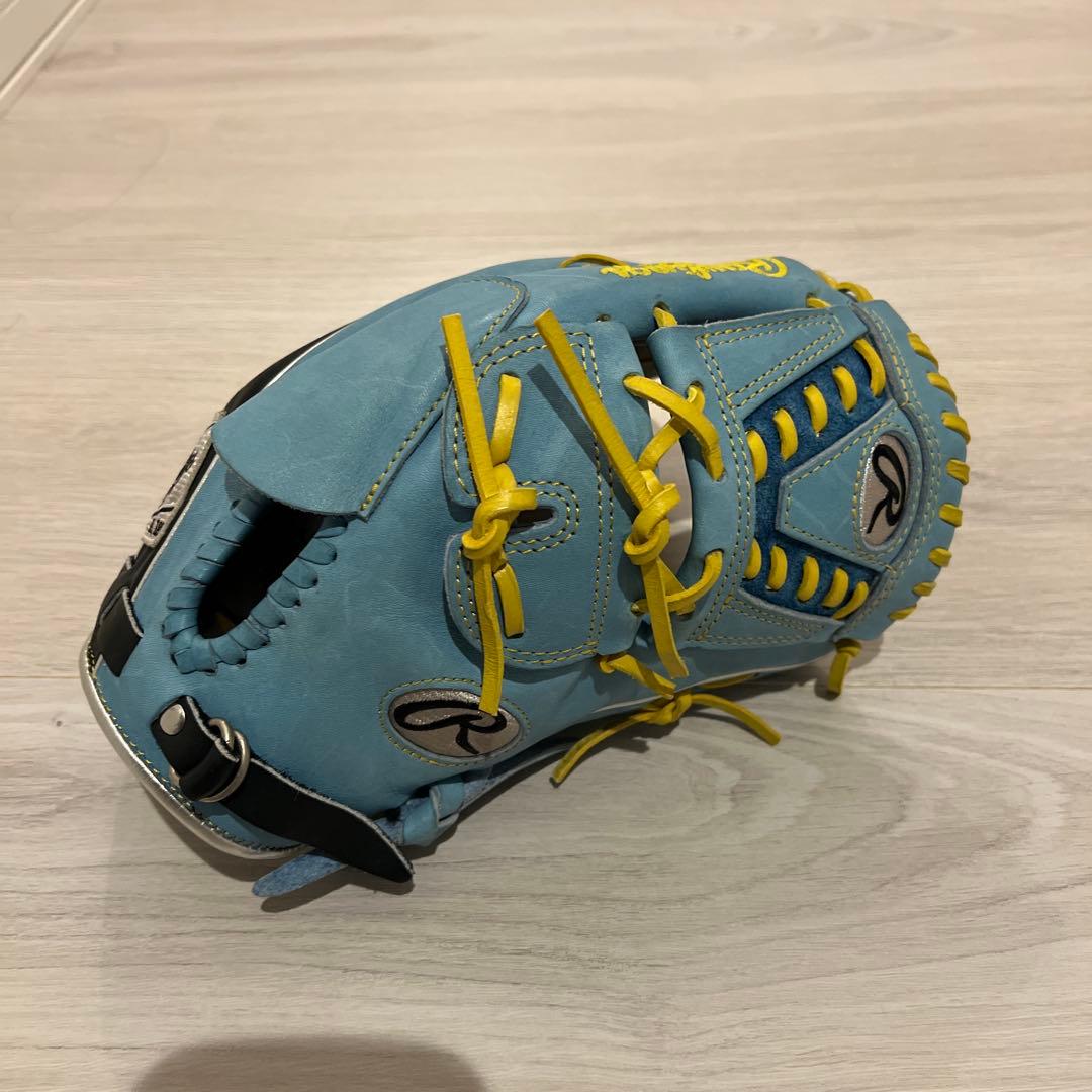 Rawlings 野球グローブ 水色/黒