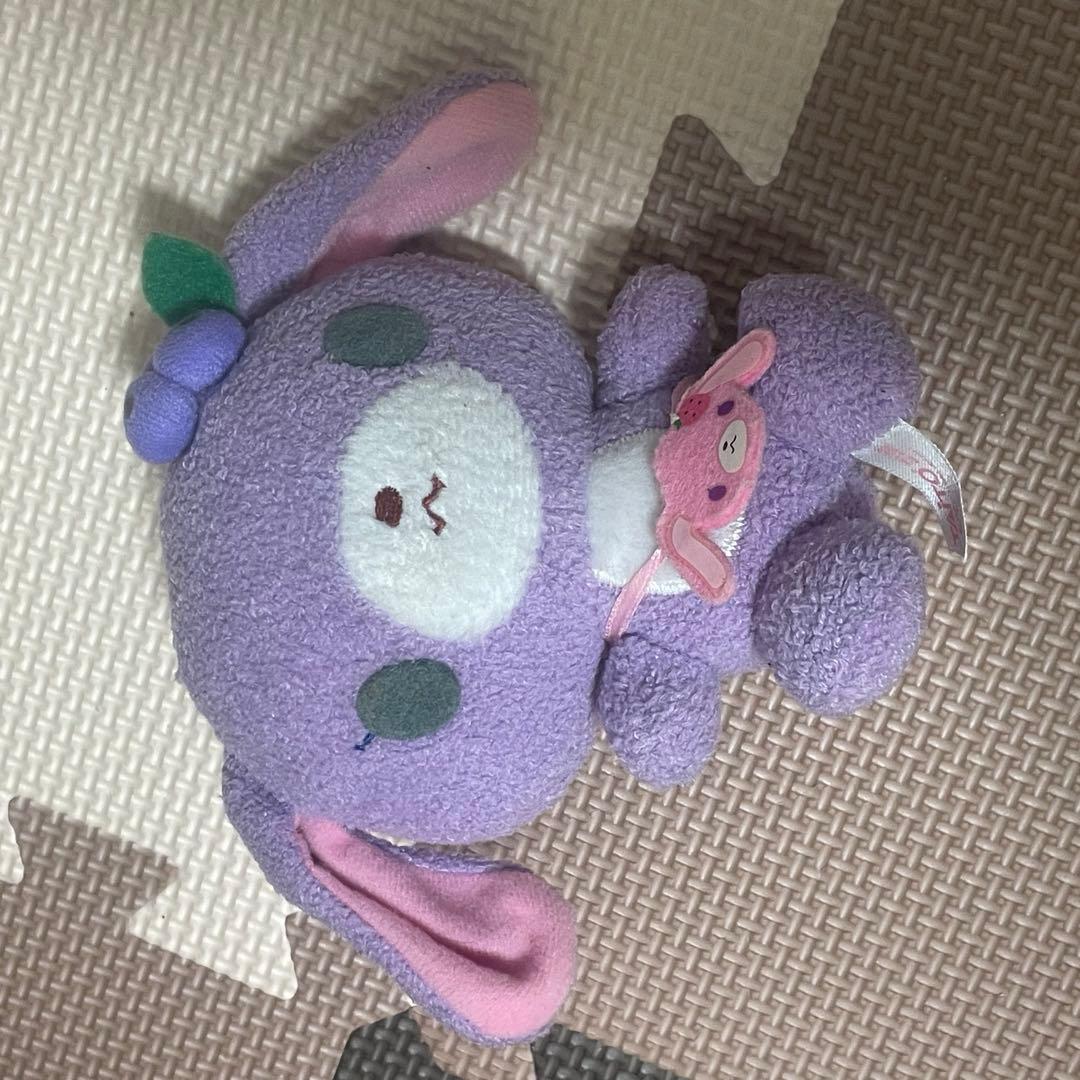 ブルーベリーうさ ぬいぐるみ