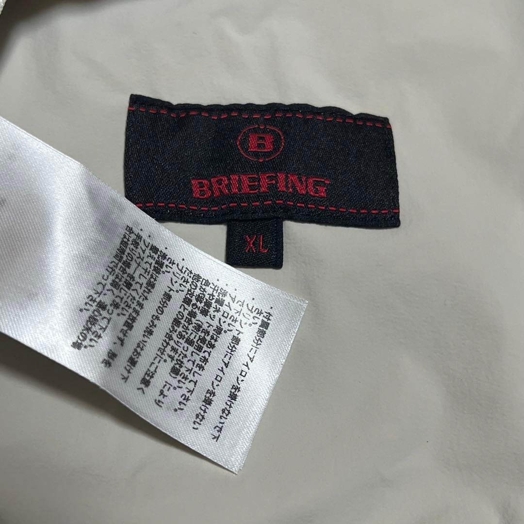 美品 BRIEFING GOLF ウィンドブルゾン XL 薄手 撥水 ストレッチ