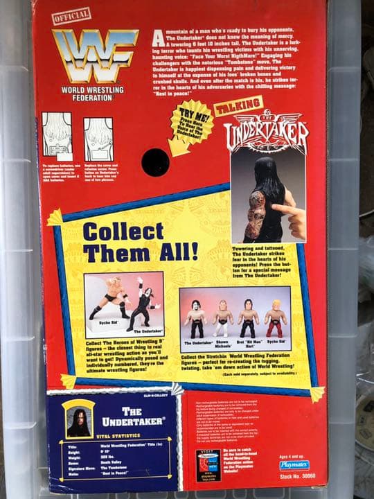 WWE WWF アンダーテイカー ビッグサイズ トーキングフィギュア