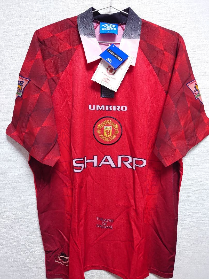 UMBRO　96〜98 マンチェスターユナイテッド　ベッカム　サイン入