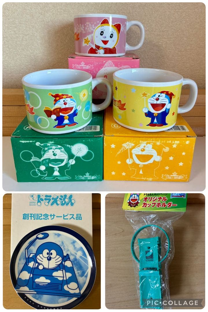 ドラえもん　フィギュア映画　コレクション　ペットボトルキャップ　キーホルダー