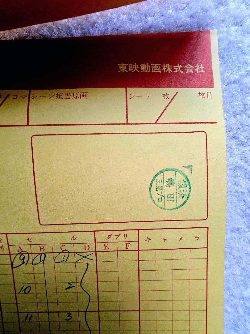 【セル画】③　ドラコンボールＺ　悟空　動画、撮影記録有り