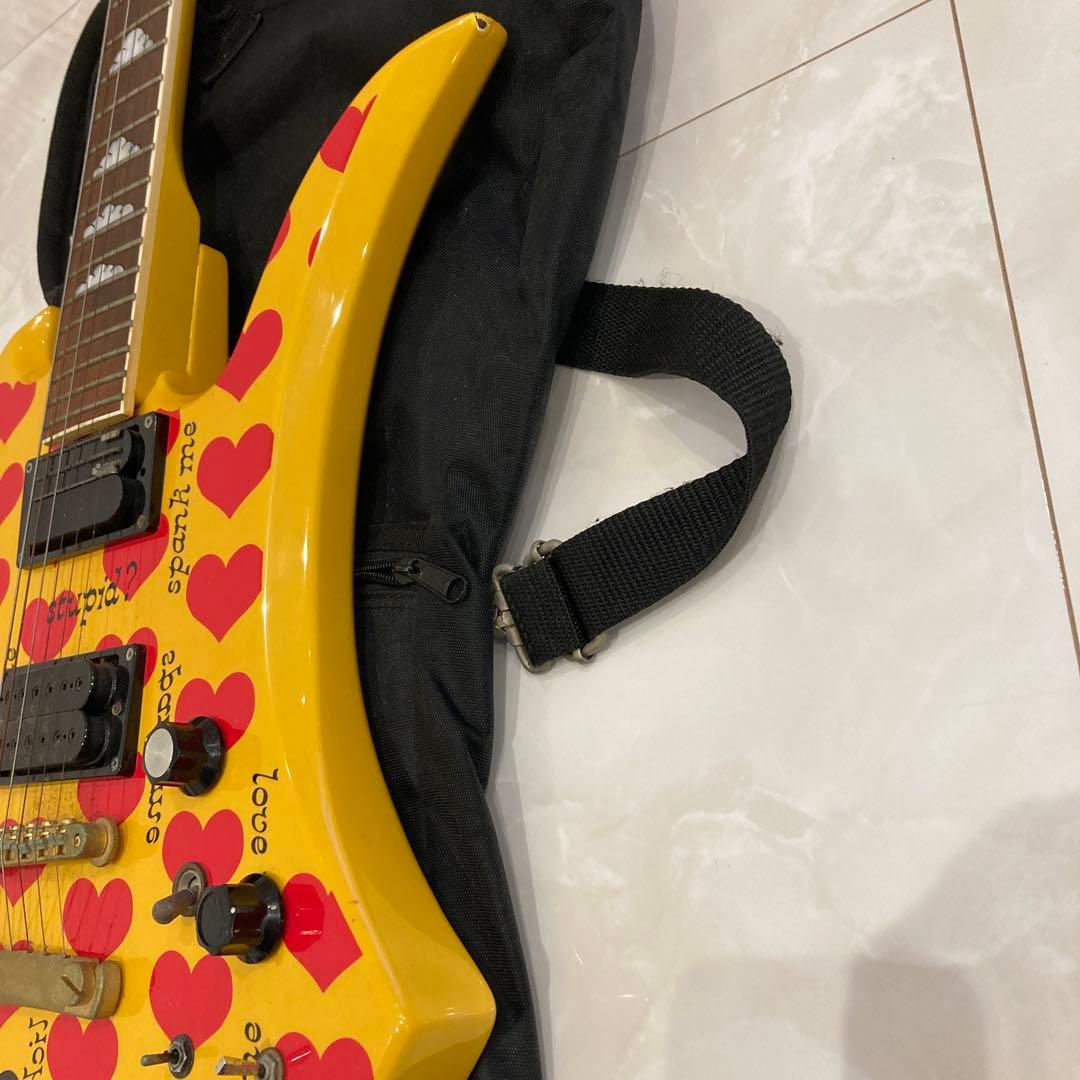 Burny MG-145S HY hide Model 】イエローハートギター