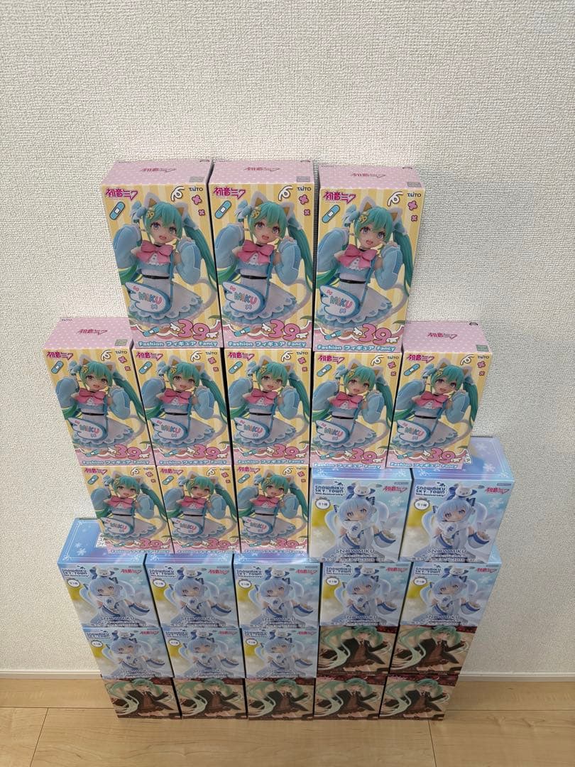 初音ミク プライズフィギュア　28個セット　まとめ