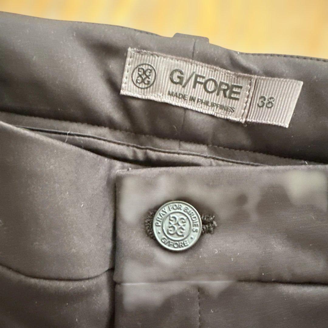 値下　ジーフォア　ブラック　裏起毛パンツ　38 美品