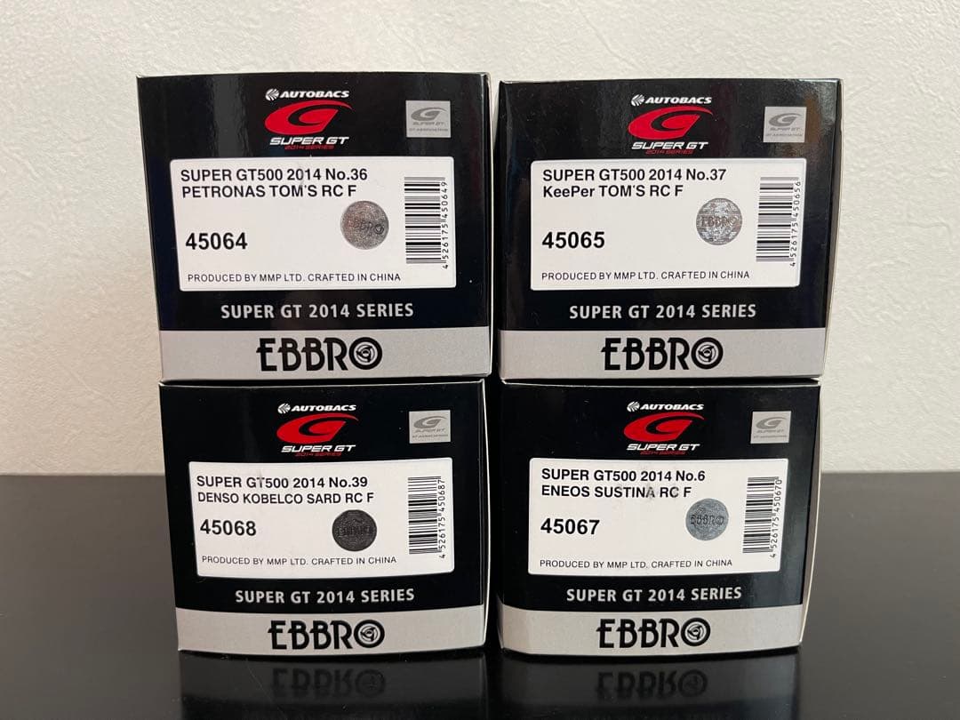 ミニカー EBBRO SUPER GT 2014 RC F #6 #36 #37 #39