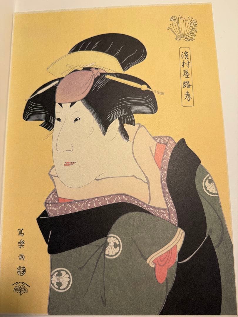 中日新聞社 写楽 SHARAKU 骨董 古美術 浮世絵 版画 印刷40版