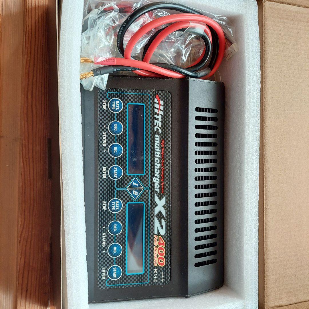 ハイテック　マルチチヤージャーX2 400充電器、安定化電源の中古品