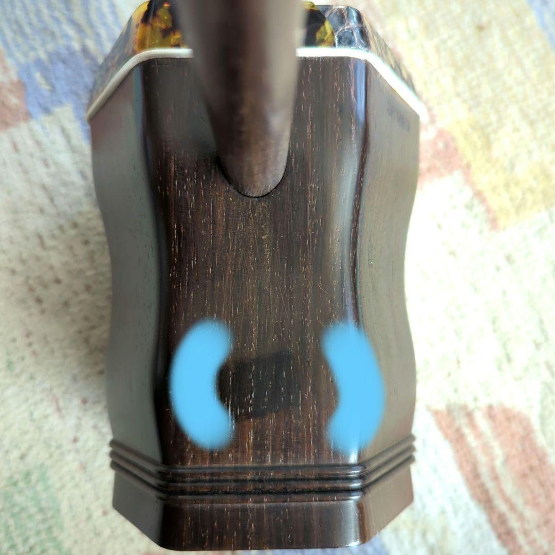 胡涵柔製作 未使用17 最上級明清老紅木 螺鈿薔薇二胡