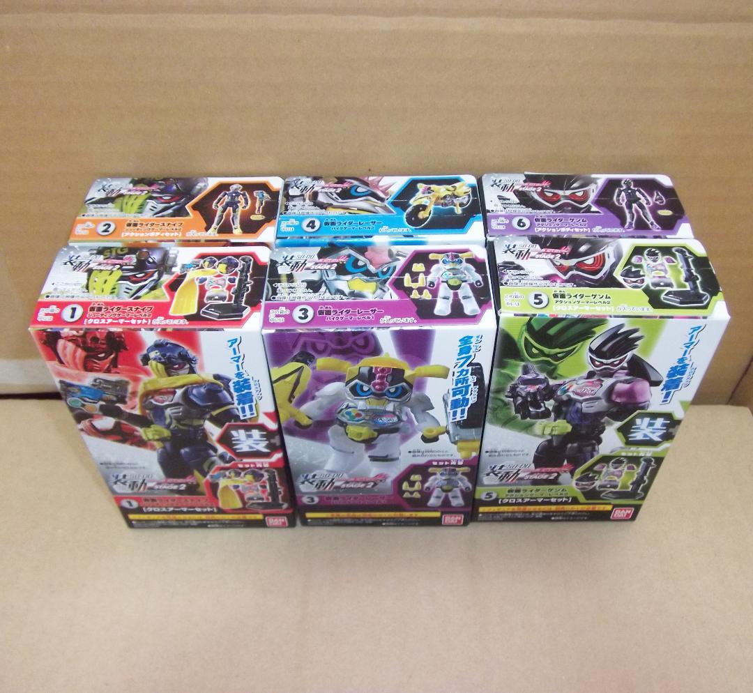 装動 仮面ライダーエグゼイド 1～10弾 全72個コンプ バグスター 最終値下げ