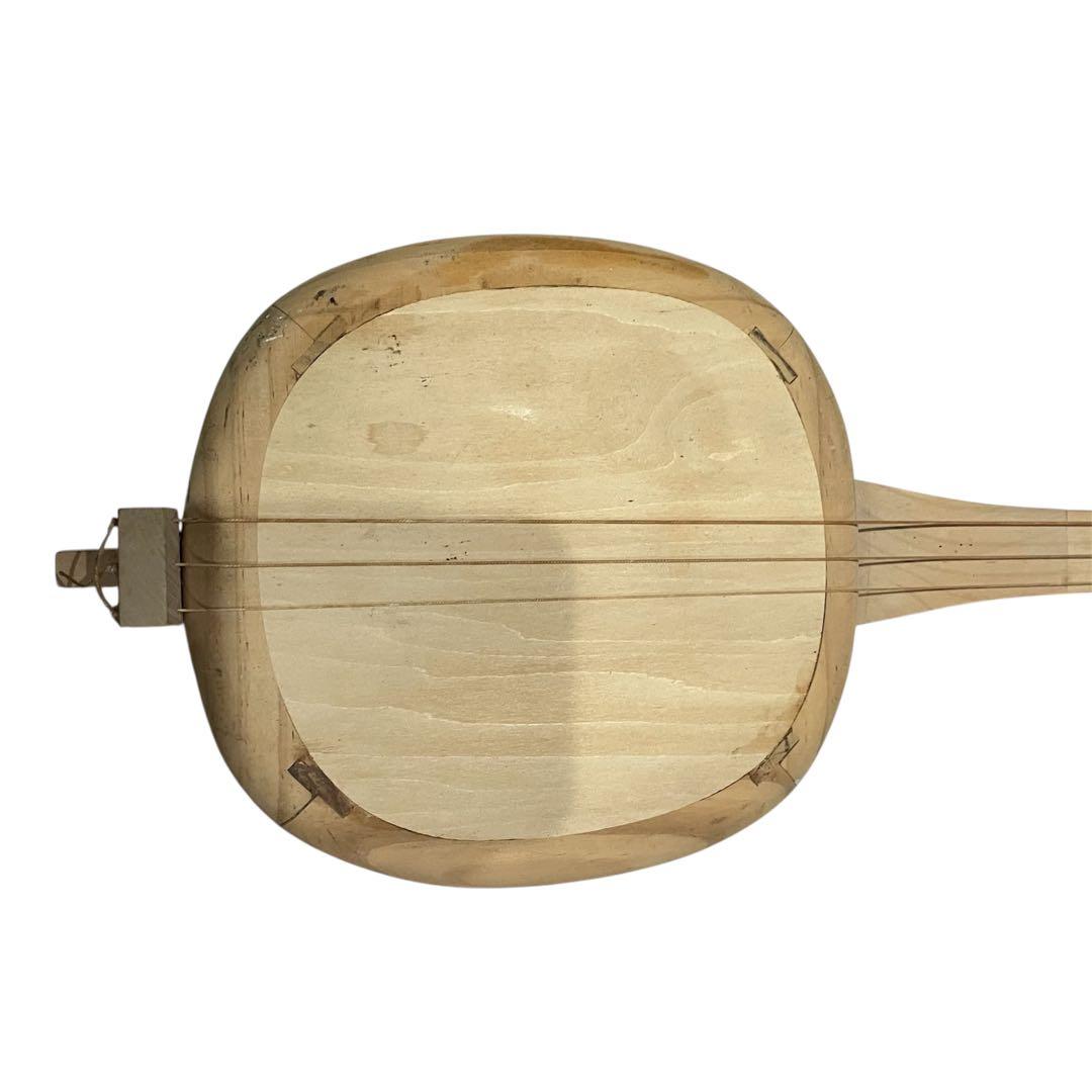 【超希少品】ナチュラルウッド　三線　木製ボディDIY・練習用・インテリアにも