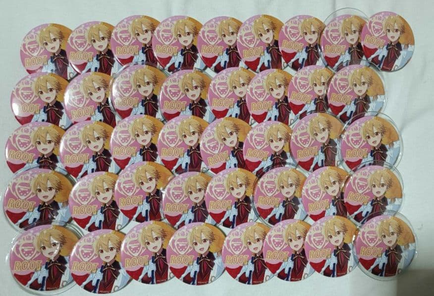 すとぷり　るぅと　缶バッチ　アリツア　等身　白衣装　旗持ち