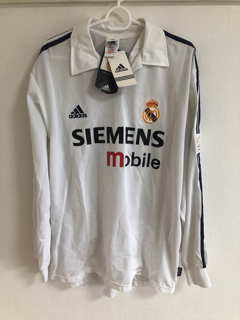 正規品新品未使用品　希少 レアルマドリード100周年 2002-03 ホーム長袖