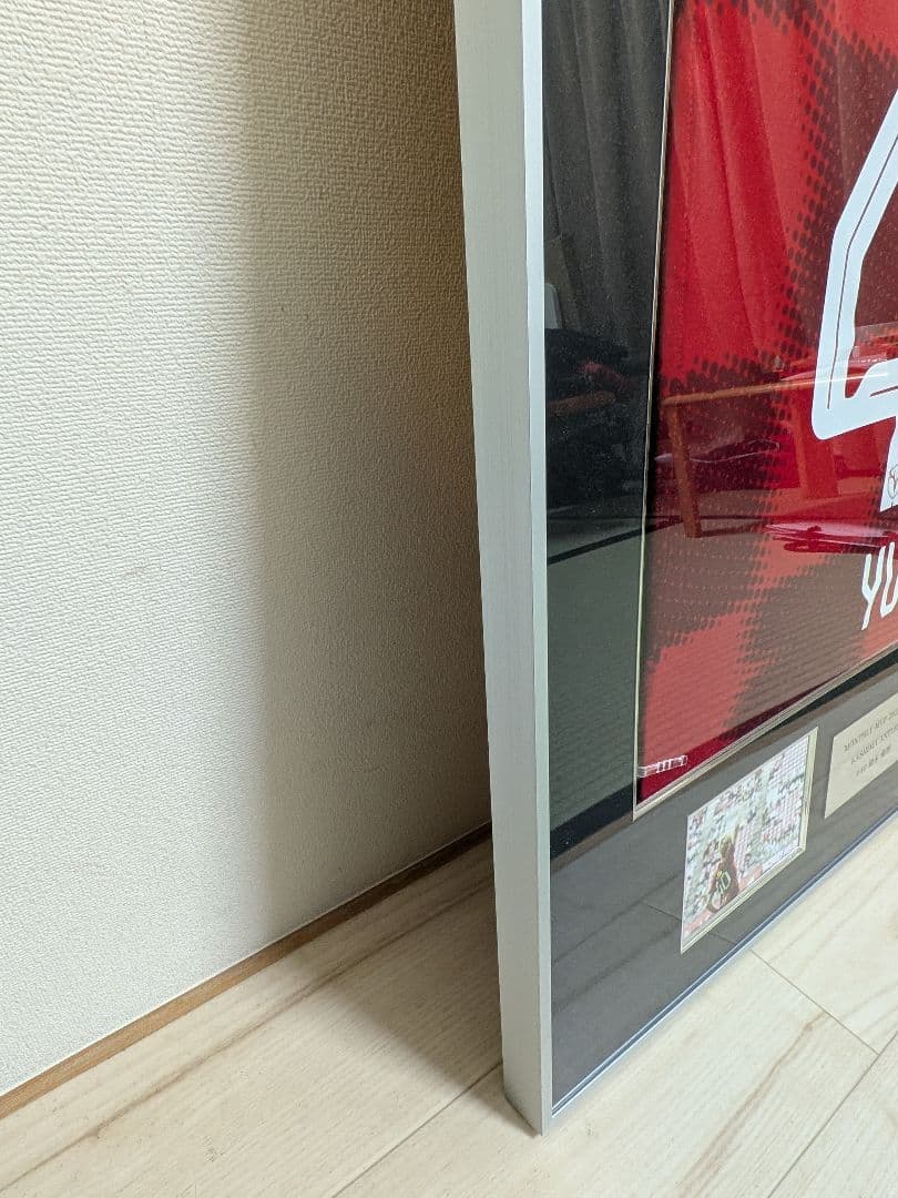 【鹿島アントラーズ】鈴木優磨月間MVP受賞祈念特製フレームユニフォームおまけ付き