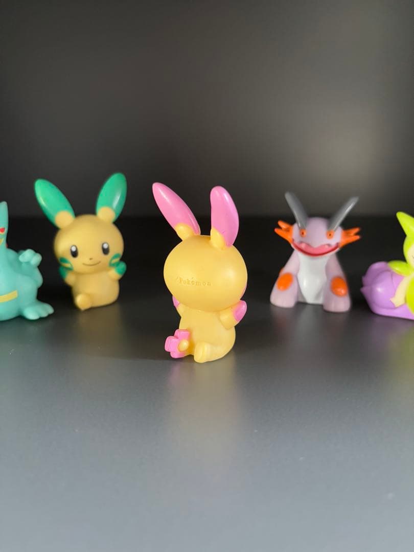 【限定品】ポケモンキッズ 色ちがい5体セット プラスル マイナン ジュカイン 他