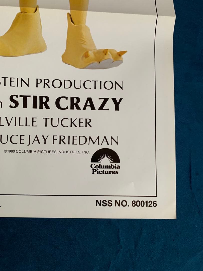 STIR CRAZY USオリジナル映画ポスター