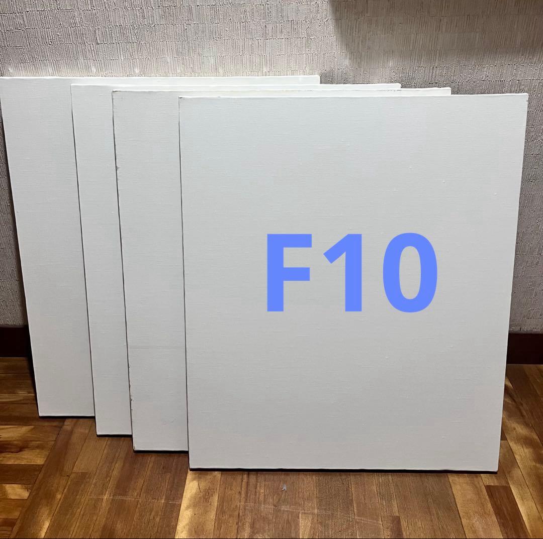 F6八枚F8一枚F10四枚　油絵用ホワイトキャンバス計13枚　麻100%