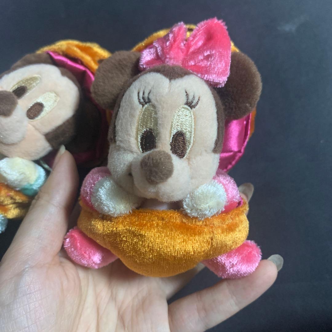 ディズニー　ハロウィン　ミッキー　ミニー　ぬいぐるみ　マスコット　キーホルダー
