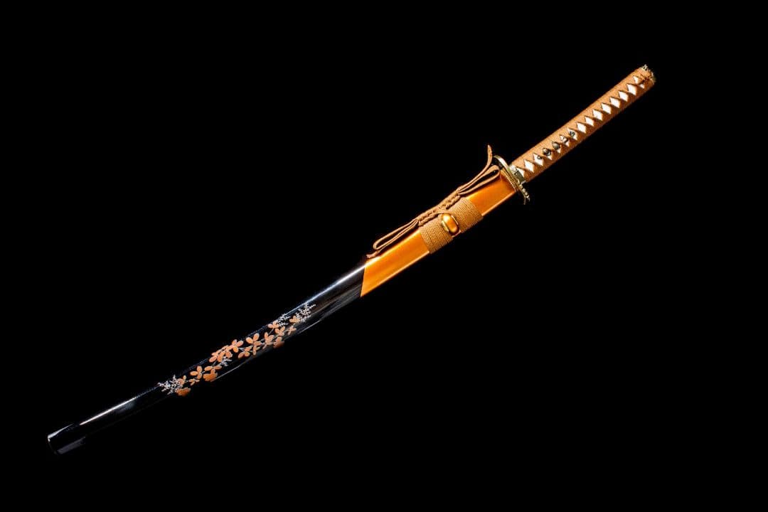 5046-武具 刀装具 日本刀　模造刀 居合刀 武士道 武蔵 鑑賞用 手鍛造打