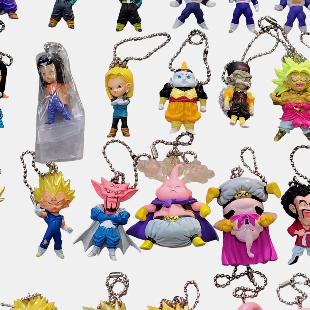 ドラゴンボール UDM まとめ売り キーホルダー スイング ストラップ 黒紐