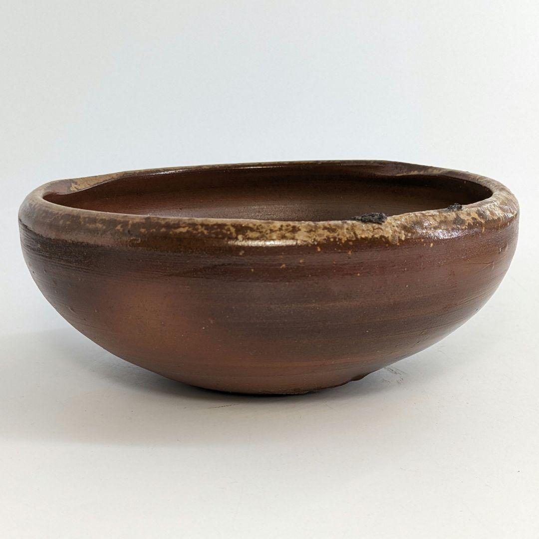 岡山県重要無形文化財 吉本正 備前焼 鉢 合箱合布 食器 皿 工芸品 菓子器