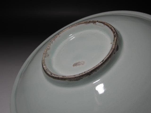 ★　古伊万里　染付龍図皿　味わい深い一品です★x306