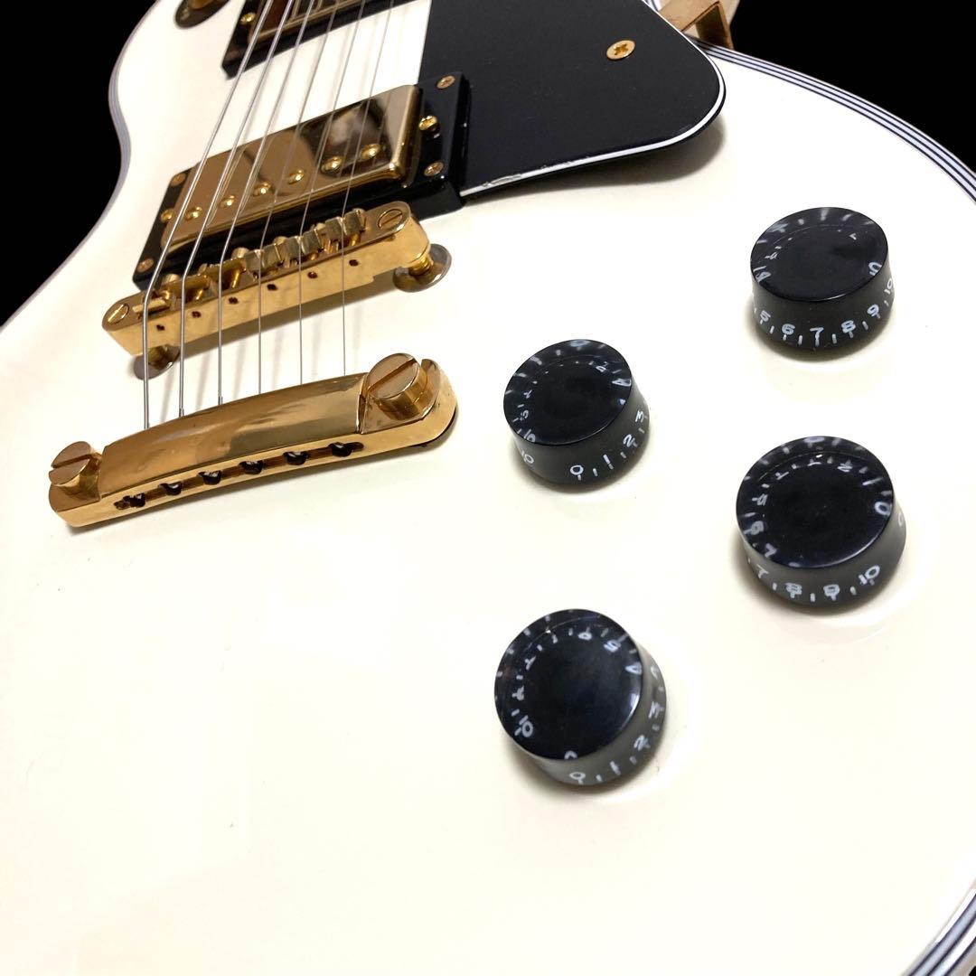 Maison レスポールカスタムタイプ ビンテージホワイト クリーム LPC