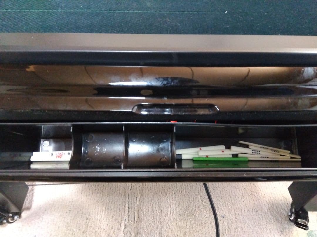 全自動麻雀卓28ミリ牌 座卓脚とテーブル