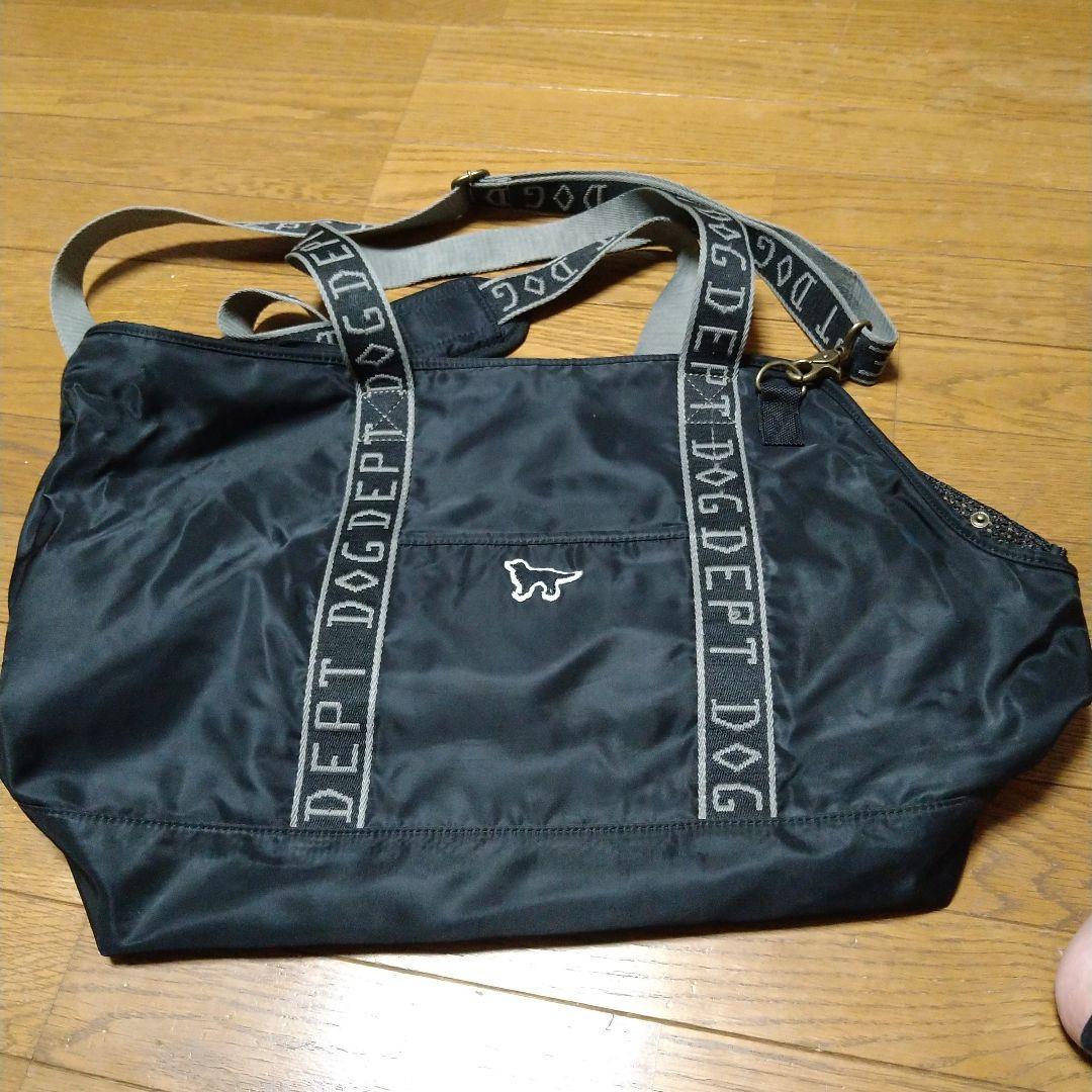 DOG DEPT キャリーバッグ ロゴ Lサイズ