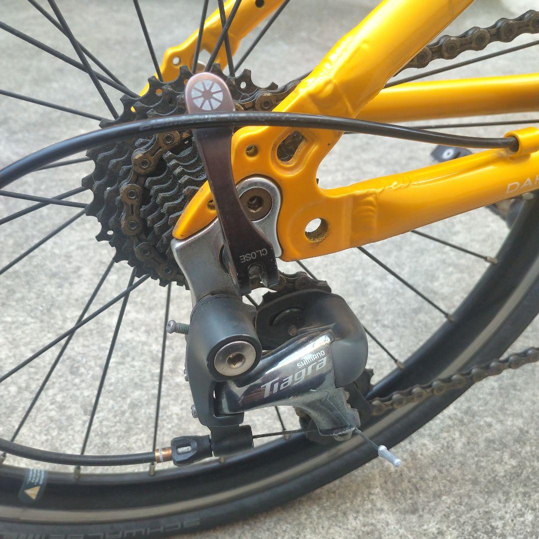 本日限定価格☆DAHON visc evo☆マンゴーオレンジ☆MKSペダル