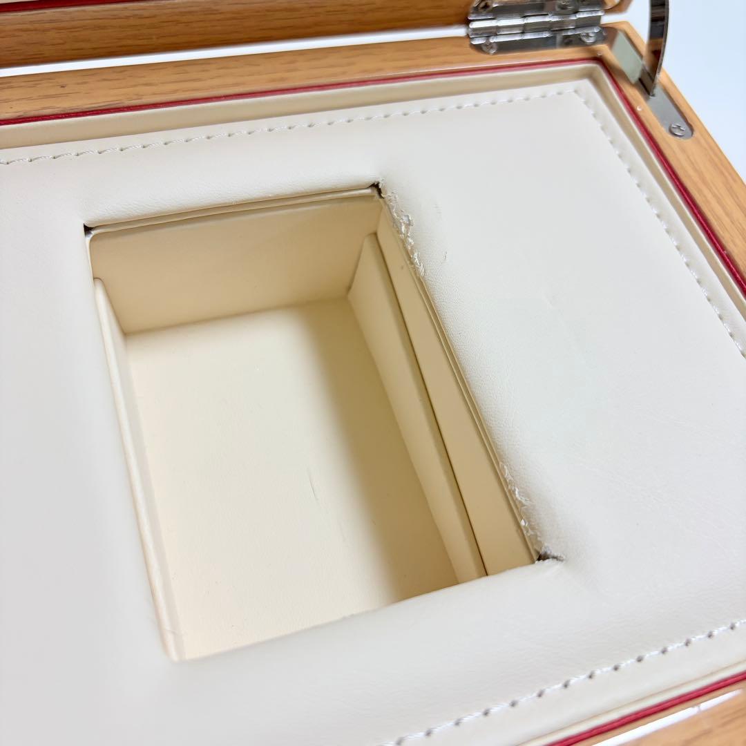 美品　オメガ　腕時計　ウォッチ　ケース　空箱　木目調　現行品